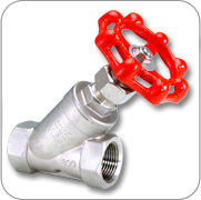 PVC Y Pattern Globe Valves from Cole-Parmer